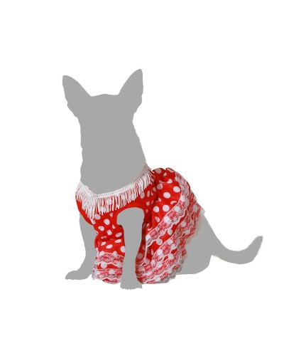 Elegant Dog Costume | Flamenco Dancer | Size L | For Medium Breed Dogs
